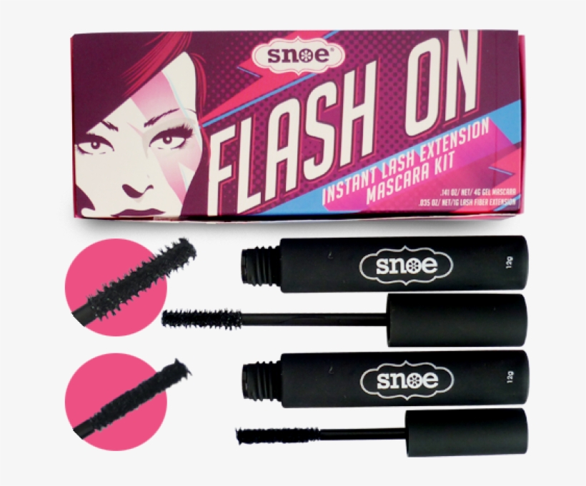 Flash On Instant Lash Extension Mascara Kit - Snoe Beauty, transparent png #1257158