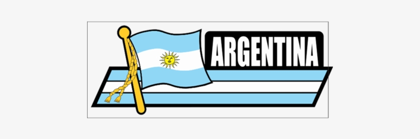 Stickers For Cars, Car Graphics - Argentina Flag Cartoon, transparent png #1257476
