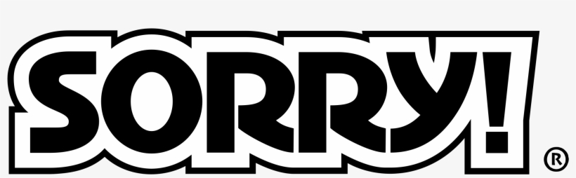 Sorry Logo Png Transparent - Sorry Game, transparent png #1257676