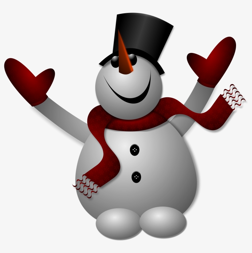 Happy Snowman Clipart, transparent png #1258841