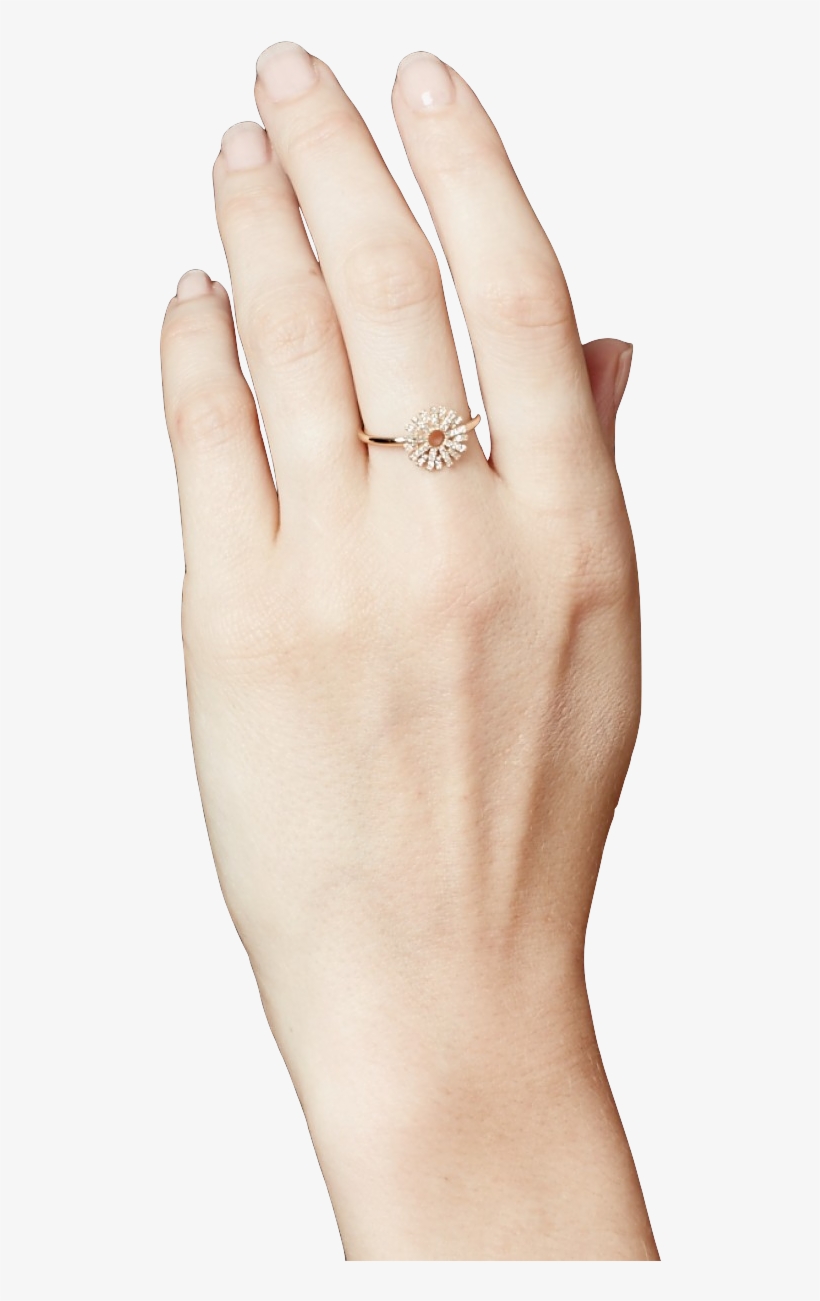 The Summer Shine Rose Gold - Engagement Ring, transparent png #1258958