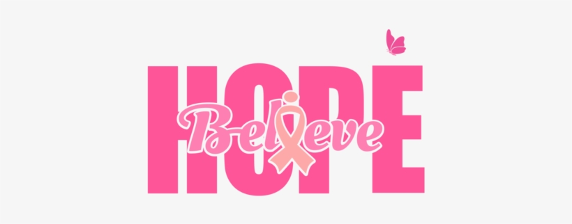 Hope Awareness Ribbon - Breast Cancer Awareness Svg, transparent png #1259051