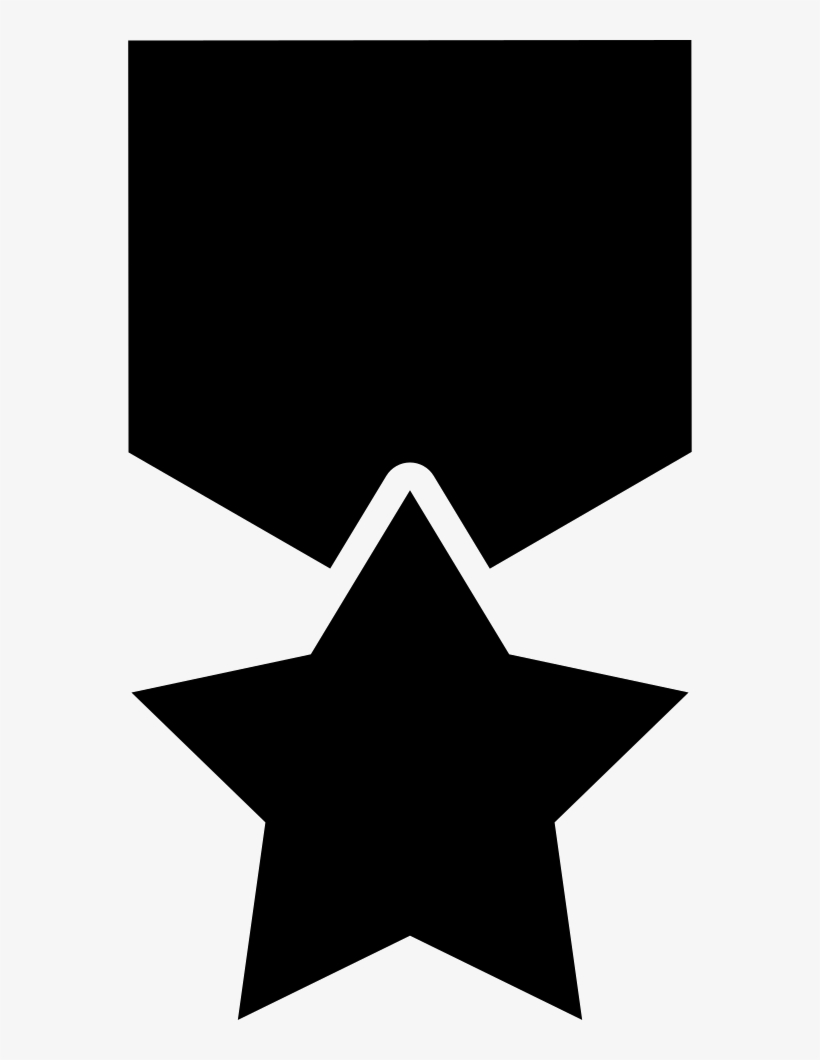 Star Hanging Of A Ribon Svg Png Icon Free Download - Illustration, transparent png #1259100