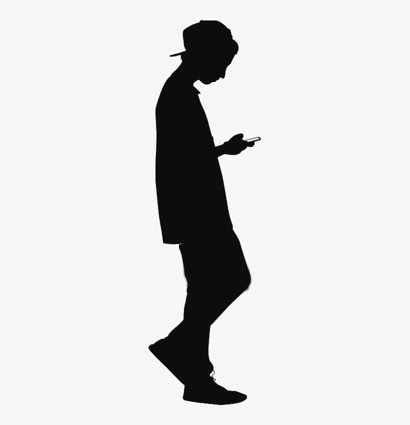 Teenager - Silhouette Of Teenage Boy, transparent png #1260388