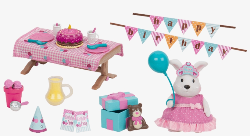 Birthday Partytm Playset - Li'l Woodzeez Birthday Party Playset, transparent png #1260708