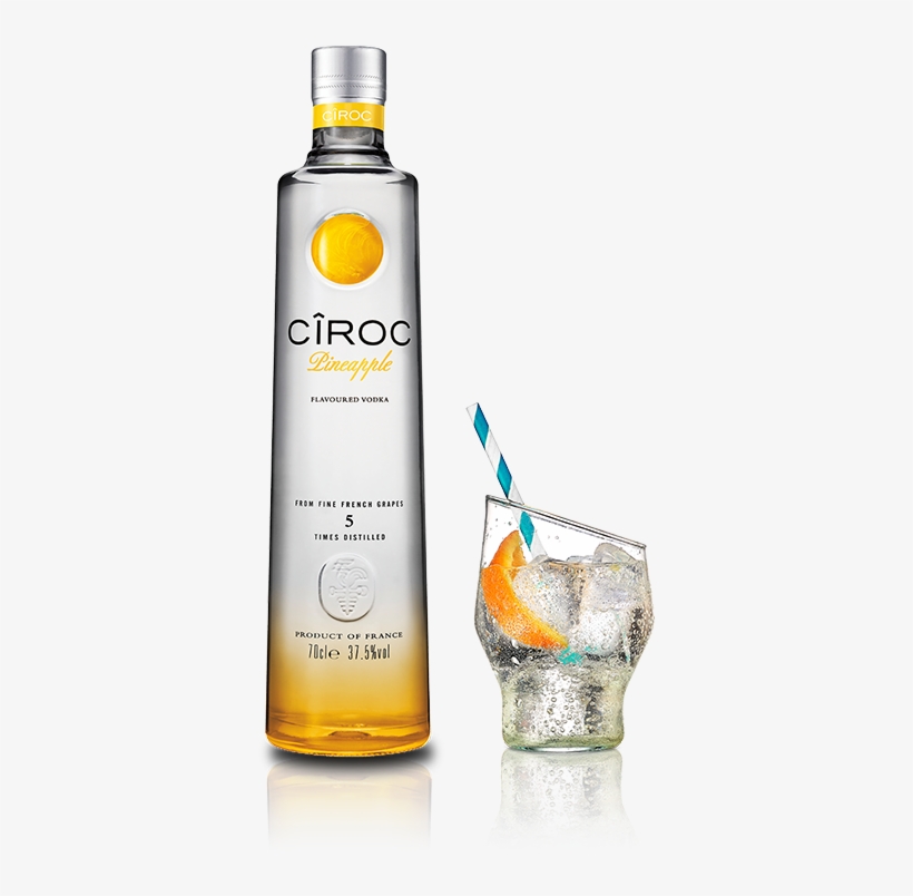 Vodka Pineapple Spritz Tails Cîroc - Ciroc Pineapple, transparent png #1261402