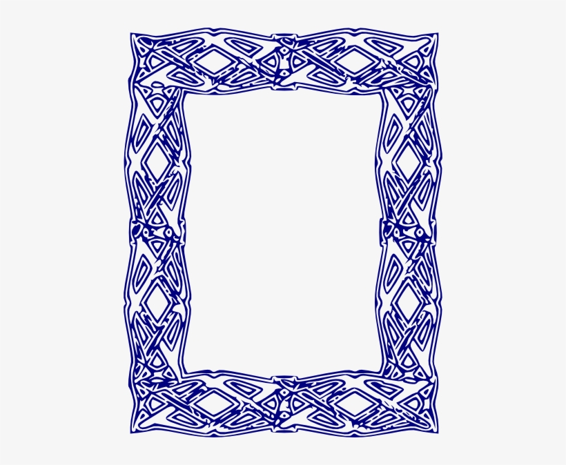 15 Royal Blue Borders And Frames Png For Free On Mbtskoudsalg - Dark Blue Border Design, transparent png #1261404
