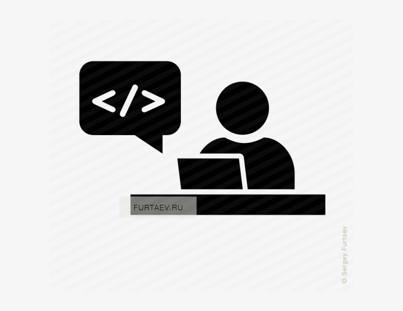 Software Developer Vector Icon Clip Free Library - Icono De Persona Chateando, transparent png #1261424