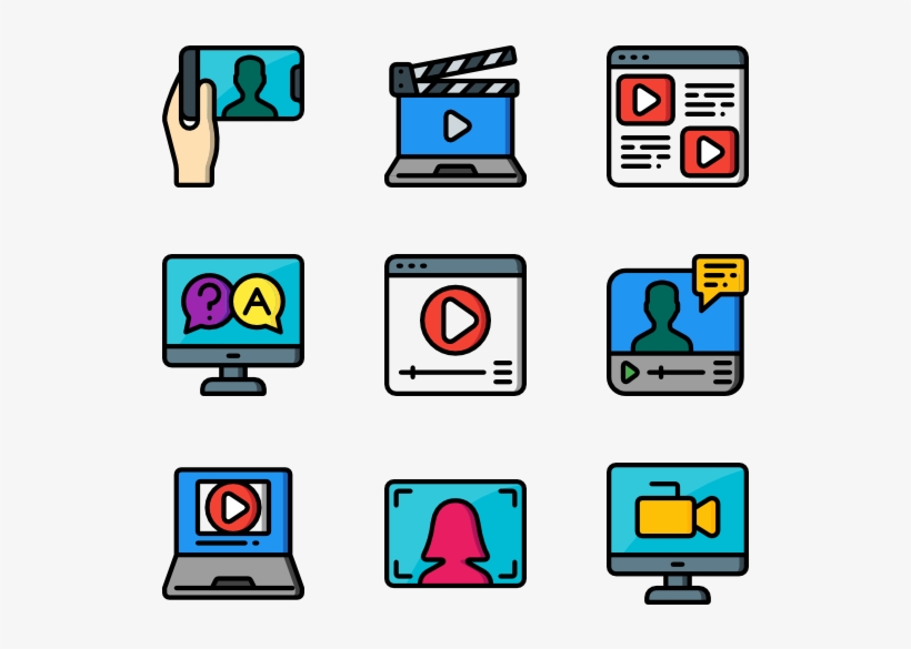 Video Blogging - Web Design, transparent png #1261729