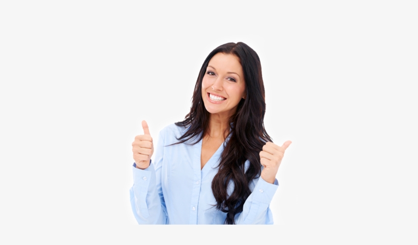 Lady - Women With Thumb Up, transparent png #1262136