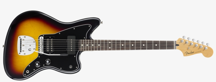 Download - Fender Blacktop Jazzmaster Sunburst, transparent png #1262388