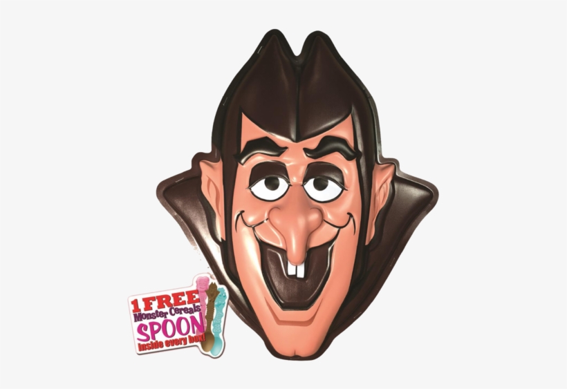General Mills Count Chocula Vac-tastic Plastic Mask - Monster Cereals, transparent png #1262732