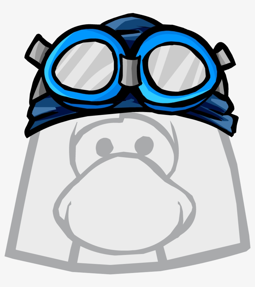Swim Cap And Goggles - Club Penguin The Flip, transparent png #1262948