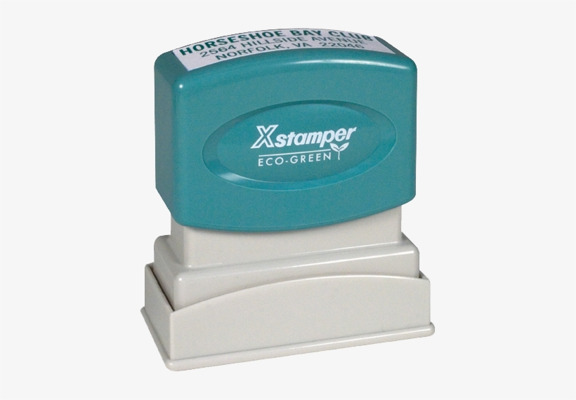 N10 - Xstamper Custom Return Address Pre-inked Stamp - Custom, transparent png #1263122