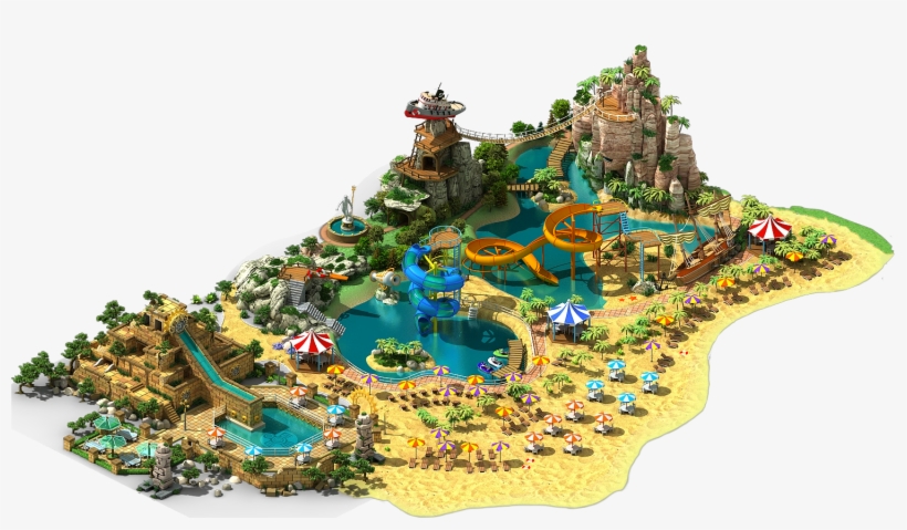 Water Park L4 - Megapolis Png, transparent png #1264088