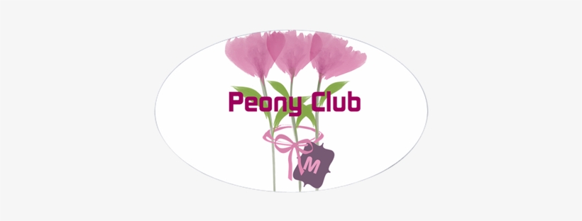 Peony Club Watercolor Gardener Florist Decal - Peony Gardener Pink Travel Mug Mugs, transparent png #1264106