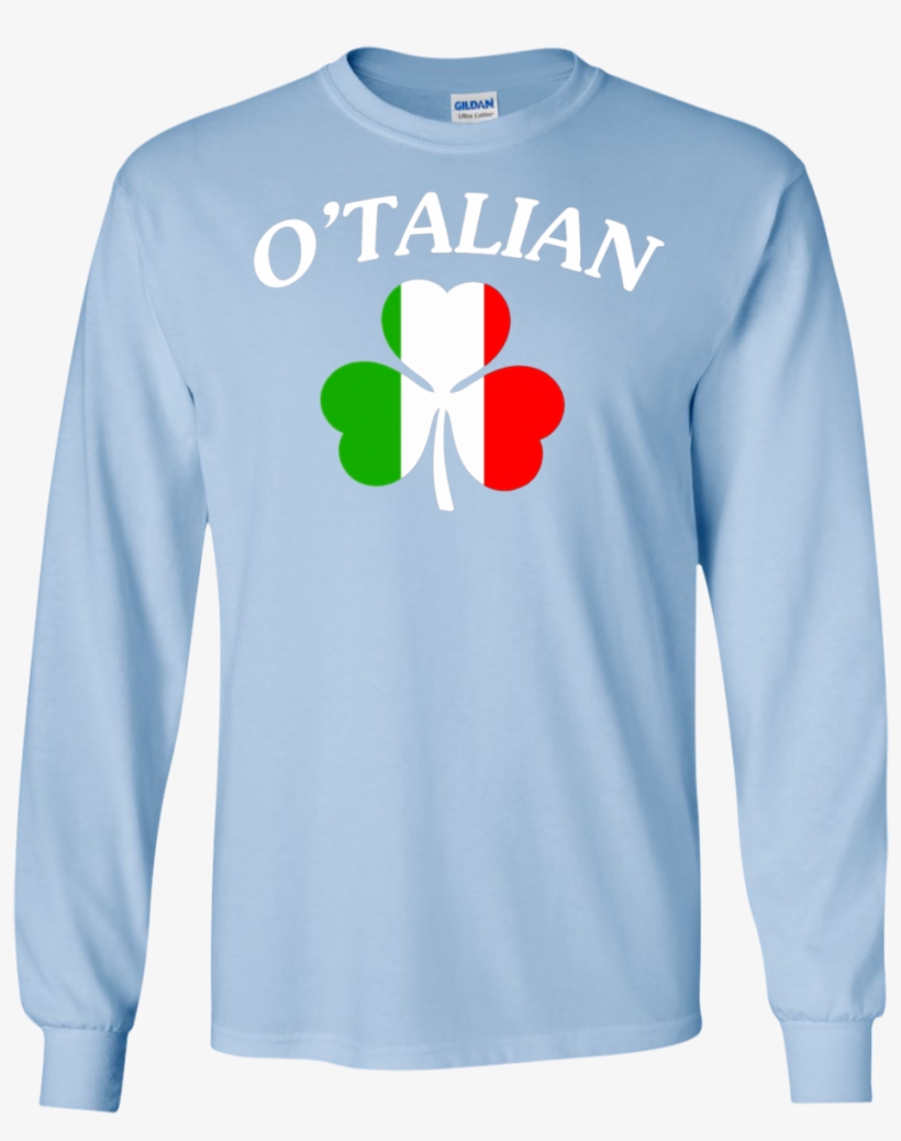 O'talian Italy Flag Italia Funny Sweatshirt - Gucci T Shirt Wolf, transparent png #1264690