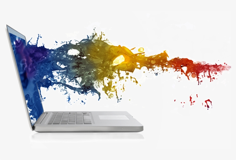 A Graphic Design Poster To Remember - Stuff Coming Out Of Computer, transparent png #1264929