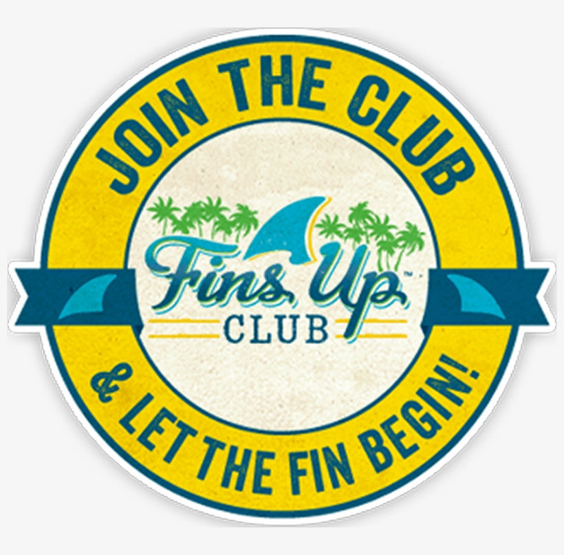 Fins Up Club - Fins Jimmy Buffett, transparent png #1264955
