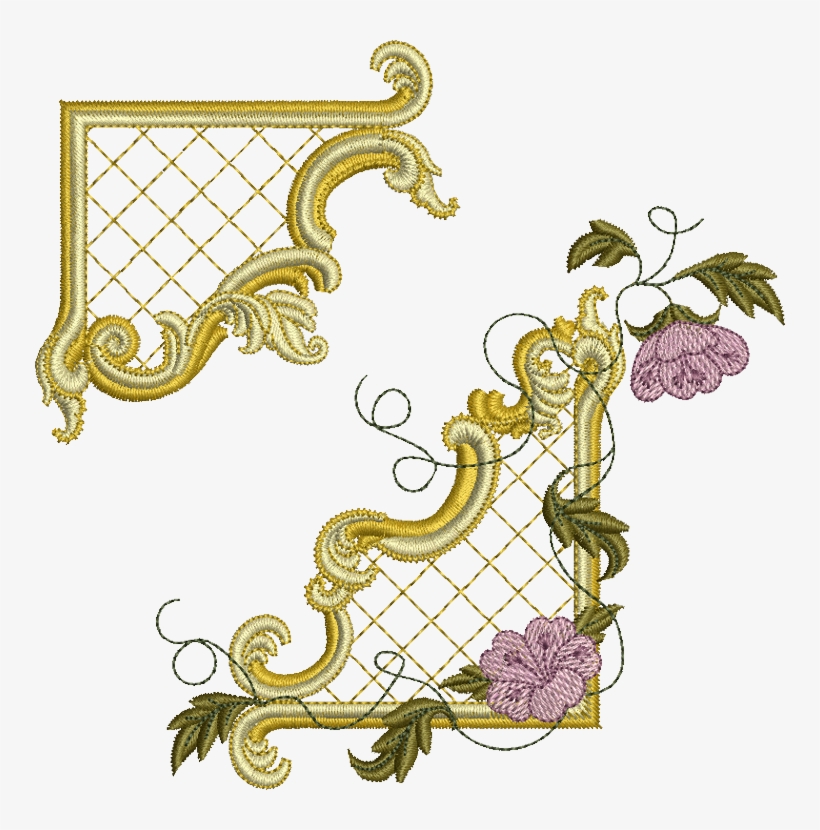 Gilt Frame 1 & Flrs Set - Frame Corner Png, transparent png #1265178