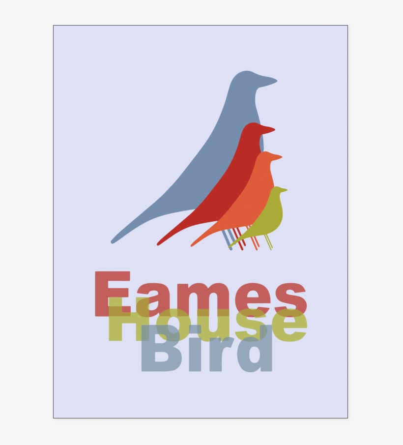 Eames House Bird - Eames House Bird Poster, transparent png #1265376