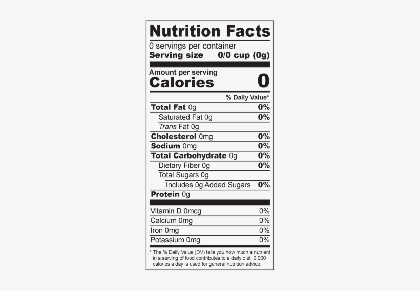 Vertical Label Samples Strawberries Nutrition Facts Free