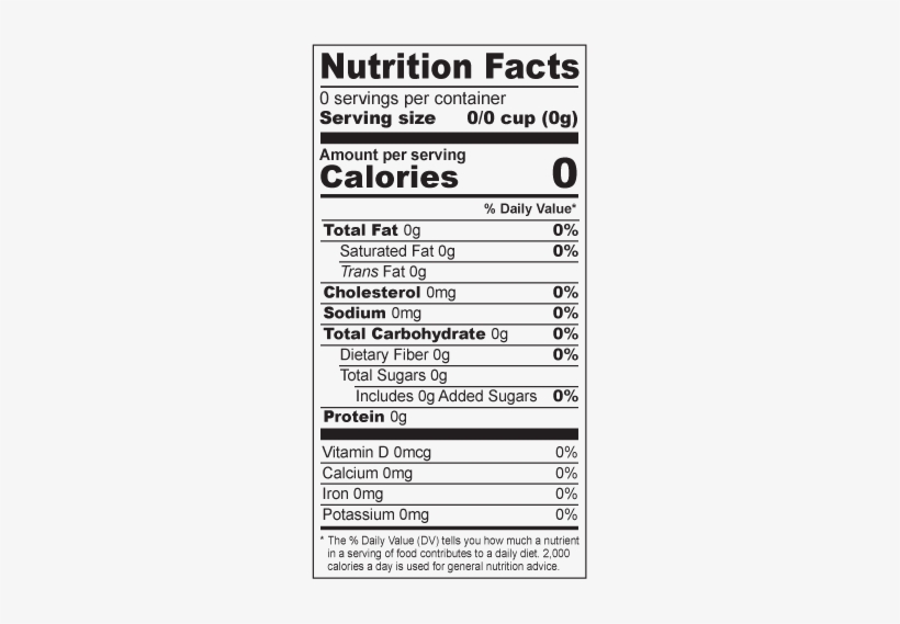 Vertical Label Samples - Strawberries Nutrition Facts, transparent png #1265540