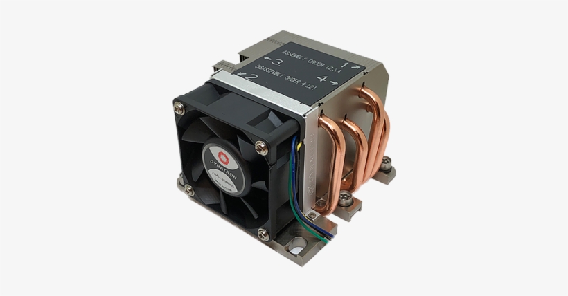 Dynatron B14 3U Active CPU Cooler For Intel Socket FCLGA3647 Square ILM