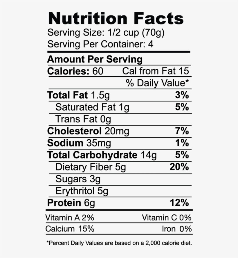 Vanilla Ice Cream Nutrition Label Blog Dandk