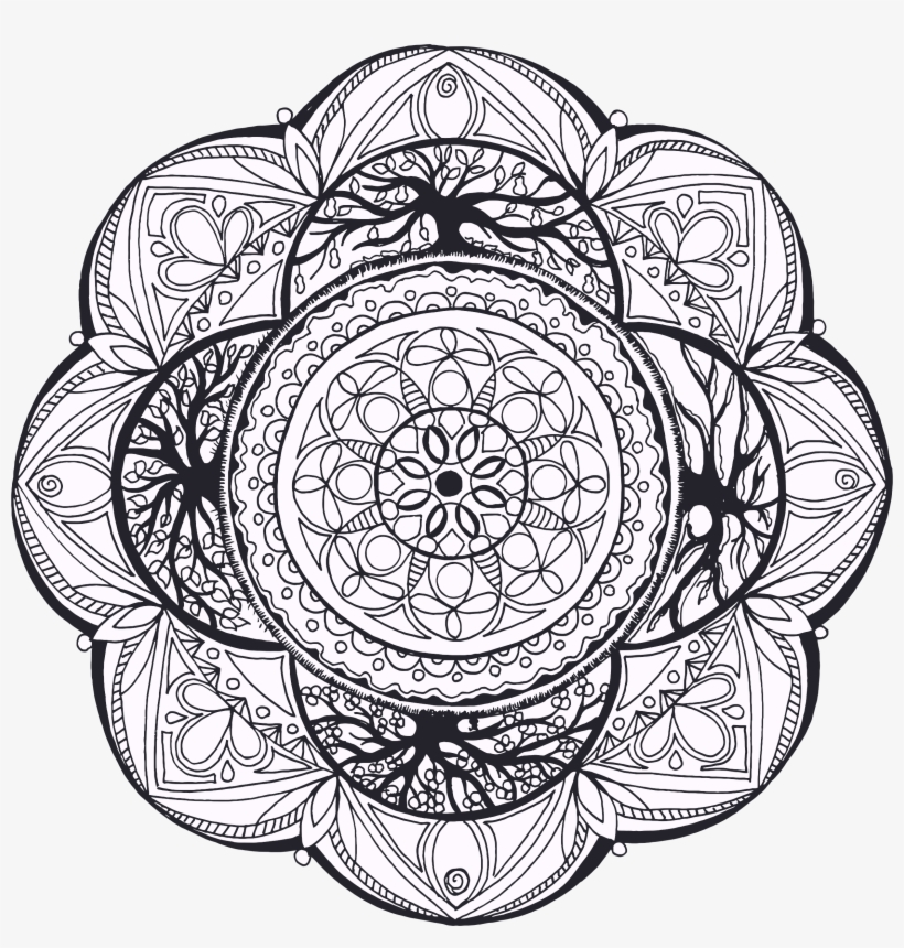 This Free Icons Png Design Of Hand Drawn Mandala, transparent png #1266491