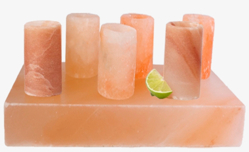 Himalayan Tequila Shot Glasses Set Of Four Plus Free - Charcoal Companion Himalayan Salt Plate, transparent png #1266701