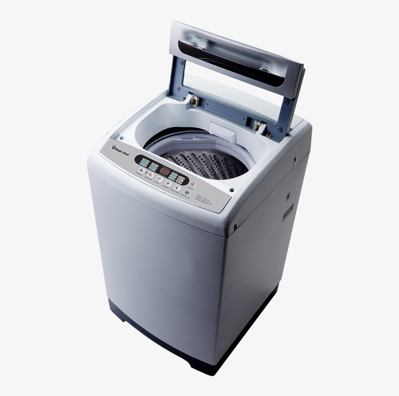 Washing Machine Transparent Images - Magic Chef Mcstcw21w2 2.1 Cu. Ft. Top Load Portable, transparent png #1266871
