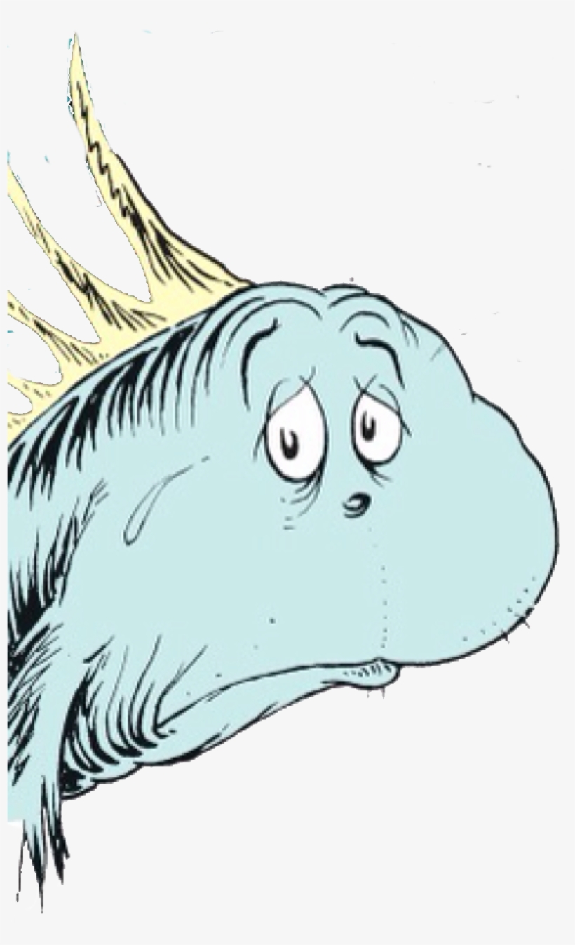 Sad Fish - Png - Sad Dr Seuss, transparent png #1266874