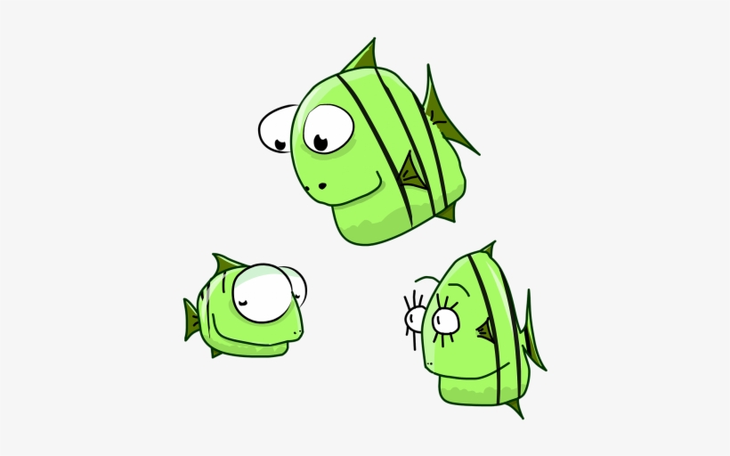 Family,cartoon Character,green,striped, - Five Frantic Frogs Fled From Fifty Fierce Fishes, transparent png #1267191