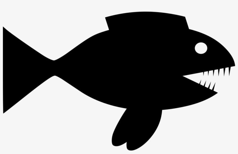 Black Fish Clipart, transparent png #1267461