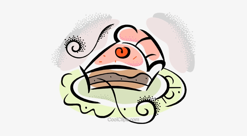 Cherry Pie Royalty Free Vector Clip Art Illustration - Clipart Kuchenstück, transparent png #1267482