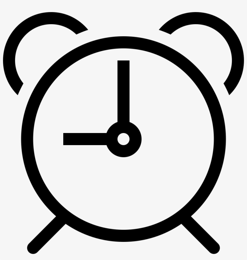 Alarm Clock Icon Svg, transparent png #1267504
