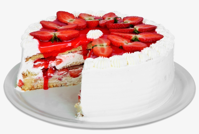 Torta Morango Com Chantilly - Torta De Morango Com Chantilly Png, transparent png #1267532