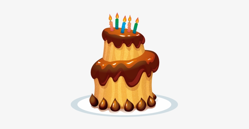 Torta Con Velas - Birthday Cake Clipart Png - Free 