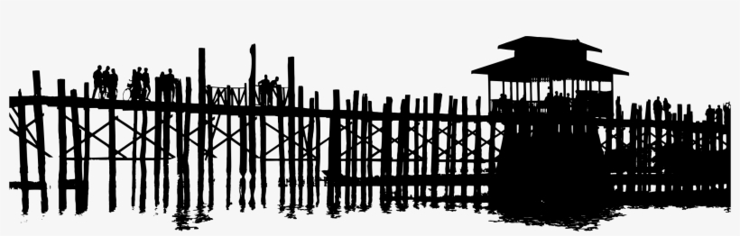 This Free Icons Png Design Of Pier Reflection Silhouette, transparent png #1267882