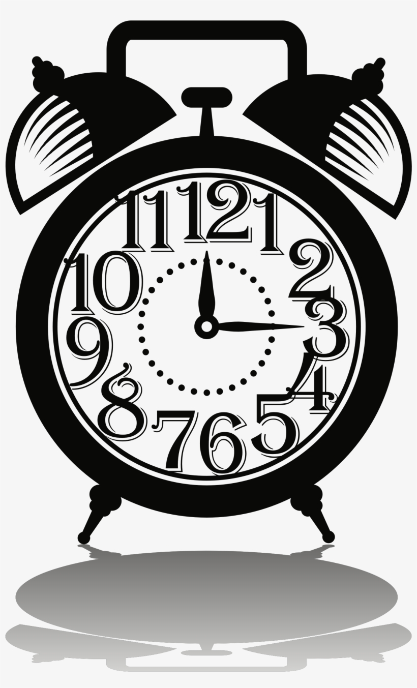 Big Image - Analog Clock Silhouette, transparent png #1267883