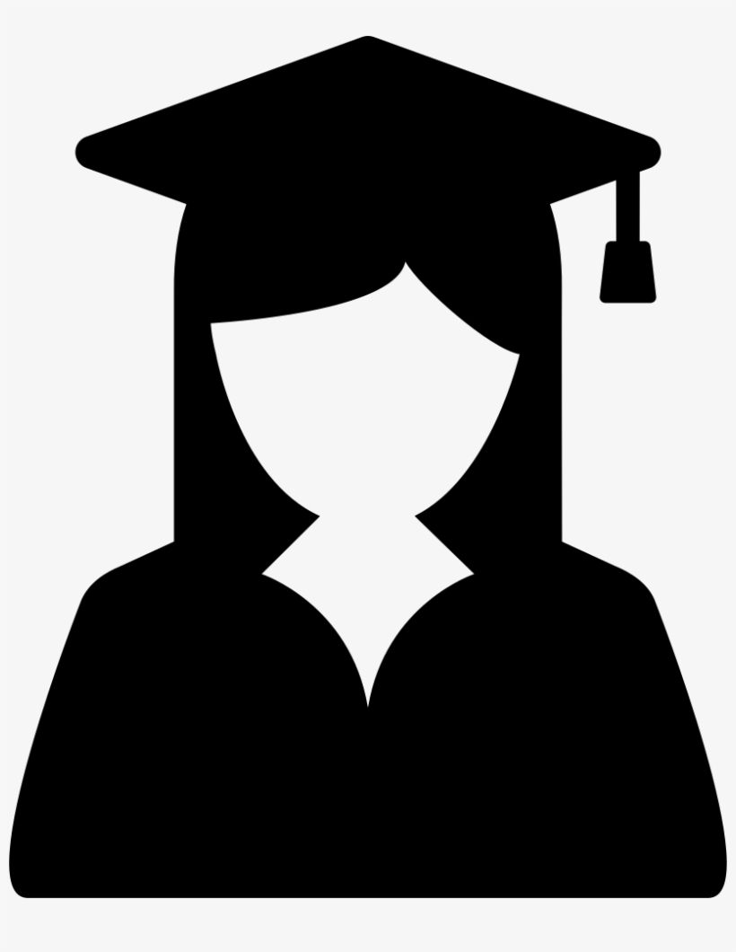 Female Graduate Student Comments - Female Student Icon, transparent png #1268238