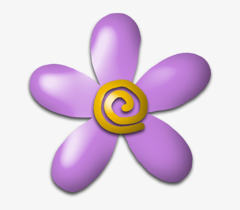 Ampliar Esta Imagen - Dibujo Flor Lila Png, transparent png #1268326
