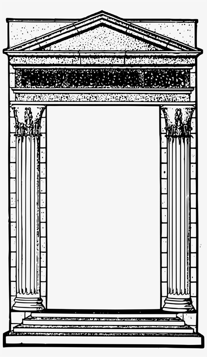This Free Icons Png Design Of Roman Temple Frame, transparent png #1268632
