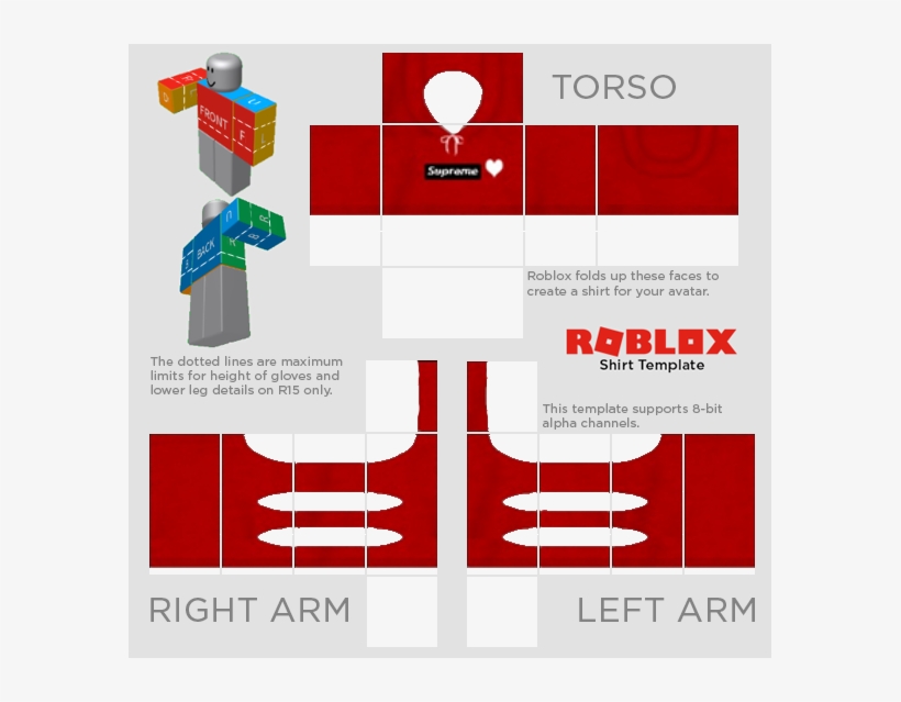 Transparent Female Shaded Shirt Roblox Shirt Shading