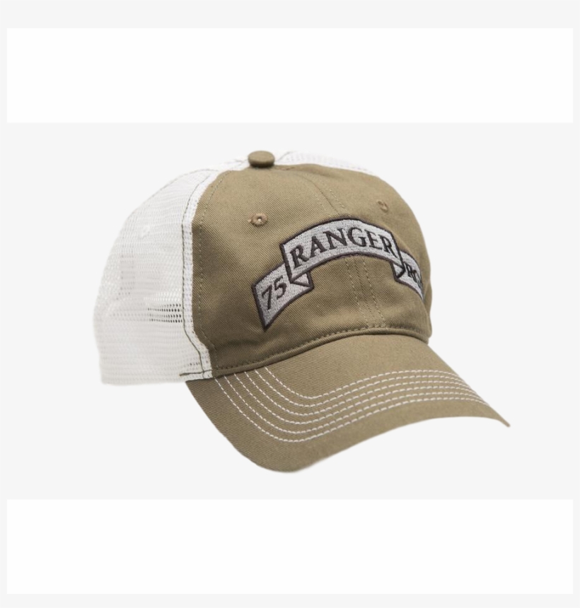 Unstructured Trucker Hat 75th Ranger Od Green Mesh - Baseball Cap, transparent png #1269548