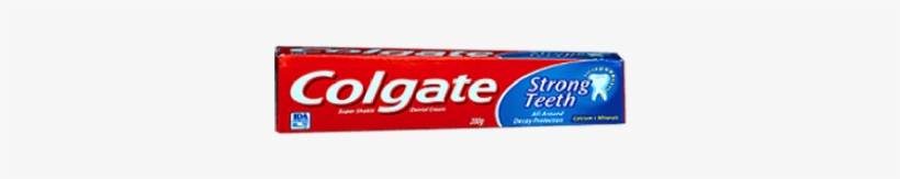 Colgate - Colgate Strong Teeth Toothpaste 200 Gm, transparent png #1269788