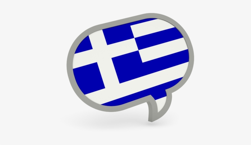 Greek Flag Speech Bubble, transparent png #1269871
