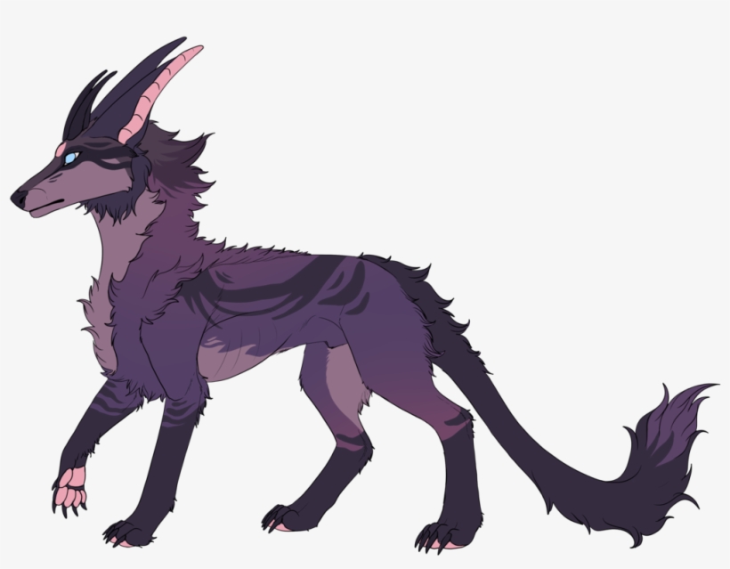 Drawn Demon Deamon - Demon Coyote, transparent png #1269983