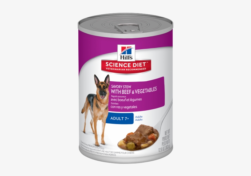 Sd Canine Adult 7 Plus Savory Stew With Beef And Vegetables - Science Diet Dog Can Food, transparent png #1270361
